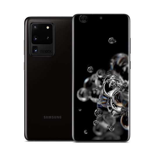 buy Cell Phone Samsung Galaxy S20 Ultra 5G SM-G988U 128GB - Cosmic Black - click for details